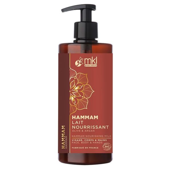 MKL Green Nature Coffret Rituel Hammam 2026 (lait nourrissant + savon noir + gant kessa)