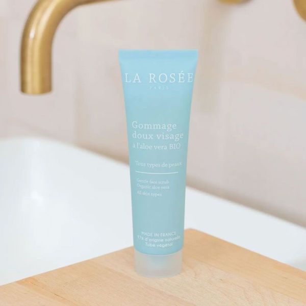 La Rosée Gommage doux visage à l'aloe vera bio tous types de peaux (60 ml)