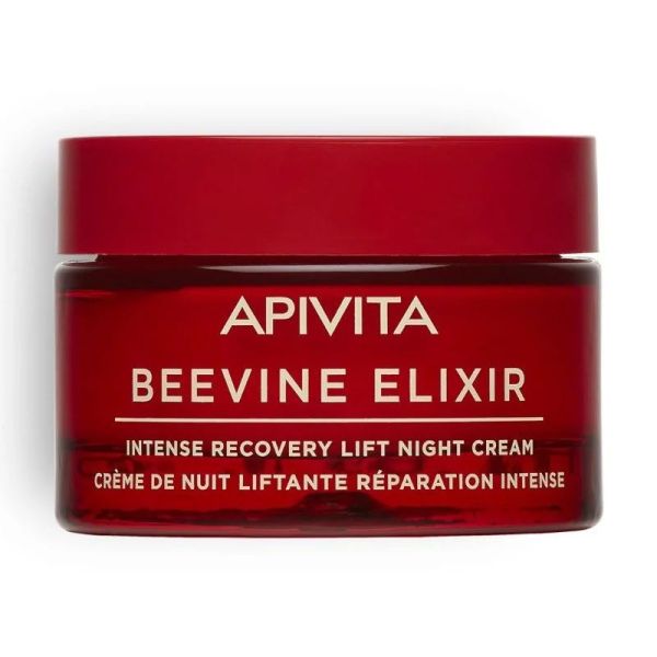 Apivita Beevine Elixir Crème de Nuit Liftante Réparation Intense anti-rides, repulpant (50 ml)
