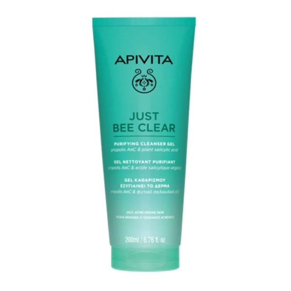 Apivita Just Bee Clear Gel Nettoyant Purifiant (200 ml)