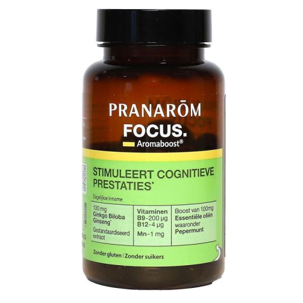 Pranarôm Aromaboost Focus (60 capsules)