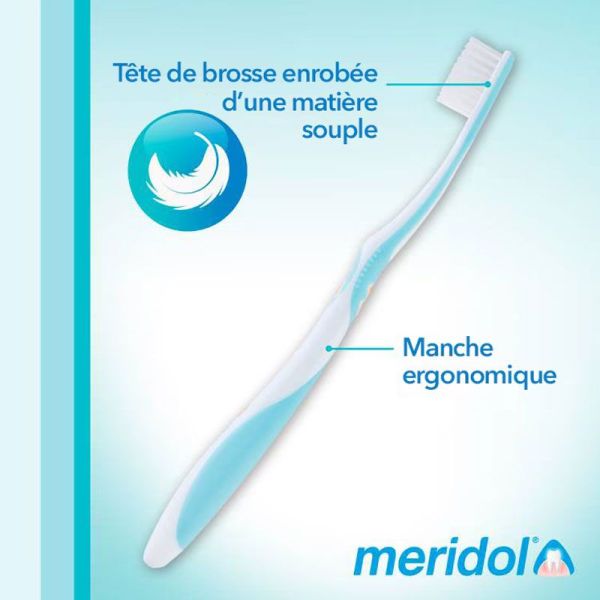Meridol Protection Gencives Brosses à Dents Souples (x2)