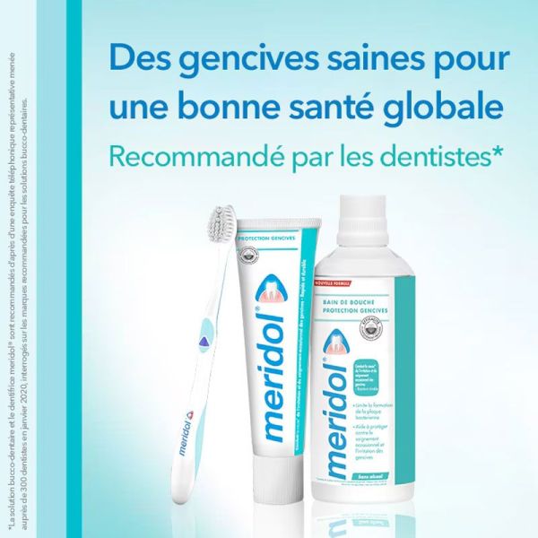 Meridol Protection Gencives Brosses à Dents Souples (x2)