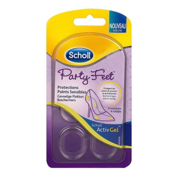 Scholl ActivGel Protections Points Sensibles 6 coussinets