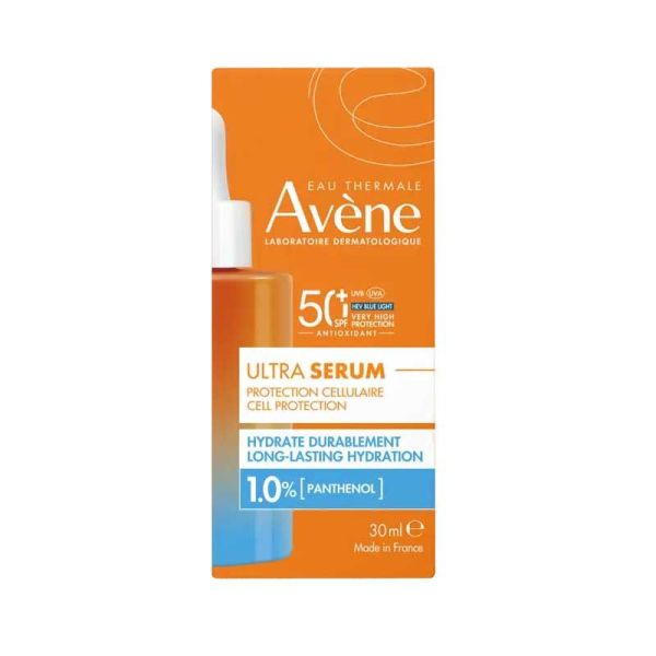Avene Ultra Sérum SPF50+ 1.0% panthénol hydrate durablement (30 ml)
