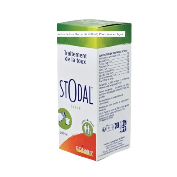 Boiron Stodal Sirop Traitement de la Toux (200Ml)