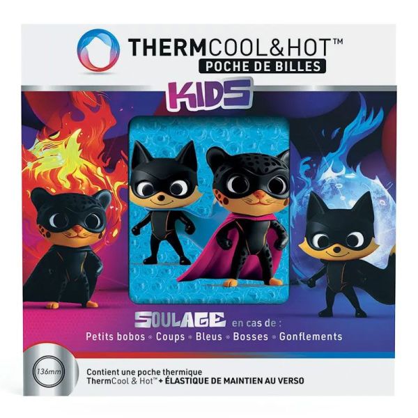 ThermCool&Hot Poche de Billes Kid Hero soulage petits bobos, coups, bleus, bosse & gonflements (x1)