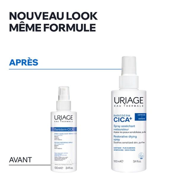 Uriage Bariéderm Cica+ Spray asséchant restaurateur (100 ml)