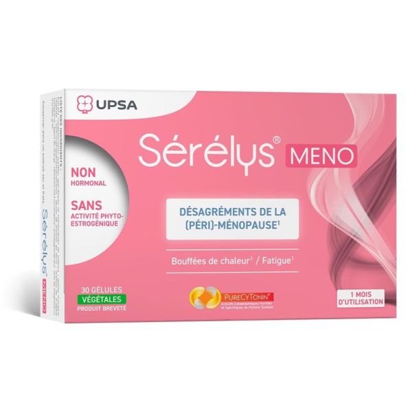 Sérélys MENO désagréments de la (péri)-ménopause sans hormones (30 gélules)