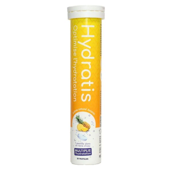 Hydratis Pastilles Effervescentes Hydratation Saveur Ananas (x20)