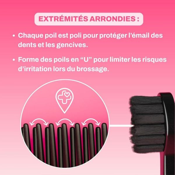 My Variations Pack de 3 Têtes de Brosse à dents - Noir