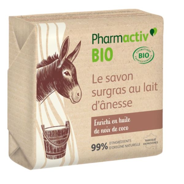 Pharmactiv Bio Le Savon Surgras au lait d'ânesse 100G