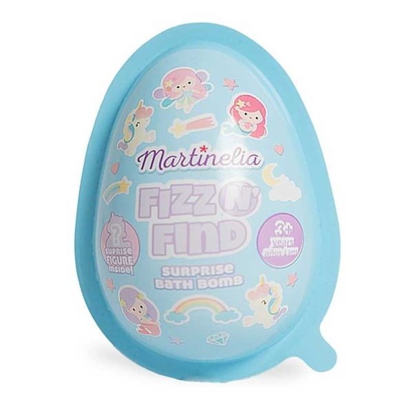 Martinelia Bombe Mousse de Bain avec surprise Licorne Fizz N' Find Licorne (x1)