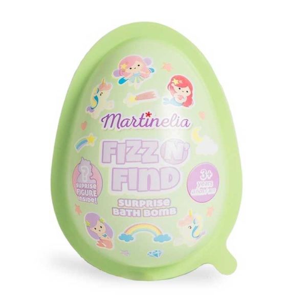 Martinelia Bombe Mousse de Bain avec surprise Licorne Fizz N' Find Licorne (x1)