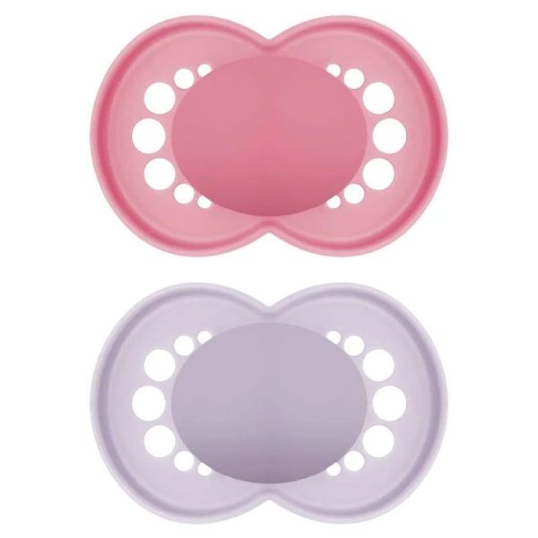 MAM Sucette Silicone Original 18+ Mois Tendance (Lot de 2, référence 68)