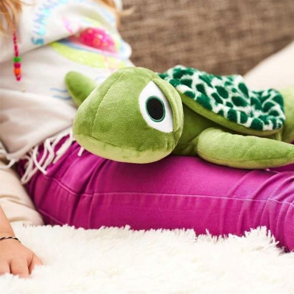 Pelucho Bouillotte sèche peluche Tortue aux grains de blé et fleurs de lavande