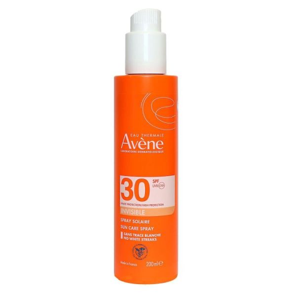 Avène Spray Solaire SPF30 haute protection, sans traces blanches (200 ml)