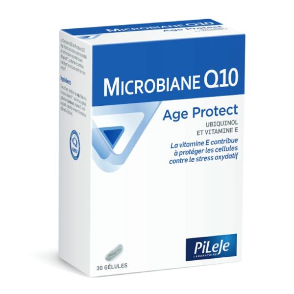 PiLeJe Microbiane Q10 Age Protect protection stress oxydatif (30 gélules)