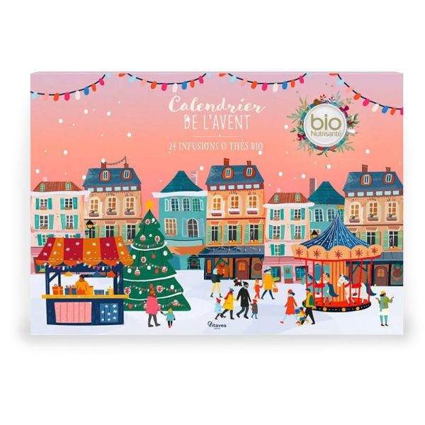 BioNutrisanté Calendrier de l'Avent 2025 coffret d'infusions bio (24 sachets)