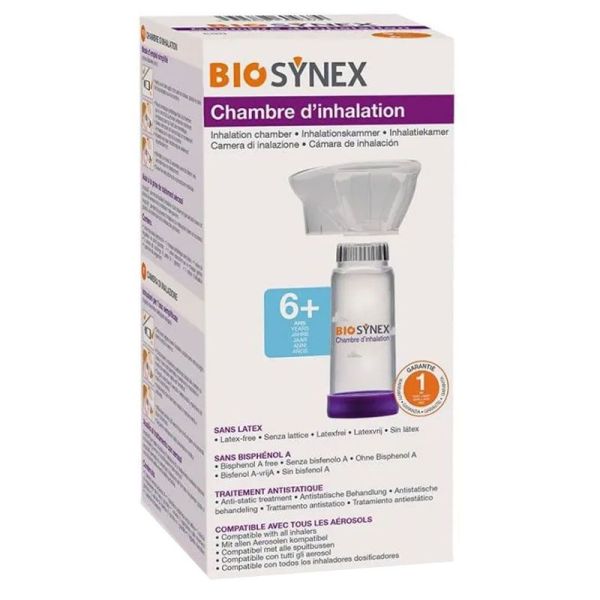 Biosynex Chambre d'Inhalation pour enfants de plus 6 ans & adultes