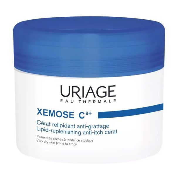 Xémose C8+ Cérat Relipidant anti-grattage peaux très sèches à tendance atopique (200 ml)