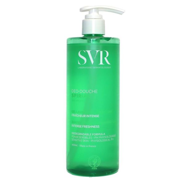 SVR Spirial Déo-Douche Gel lavant déodorant 24h fraîcheur intense (400 ml)
