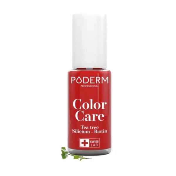 Poderm Color Care vernis à ongles Rouge Puissant 363 (8ml)