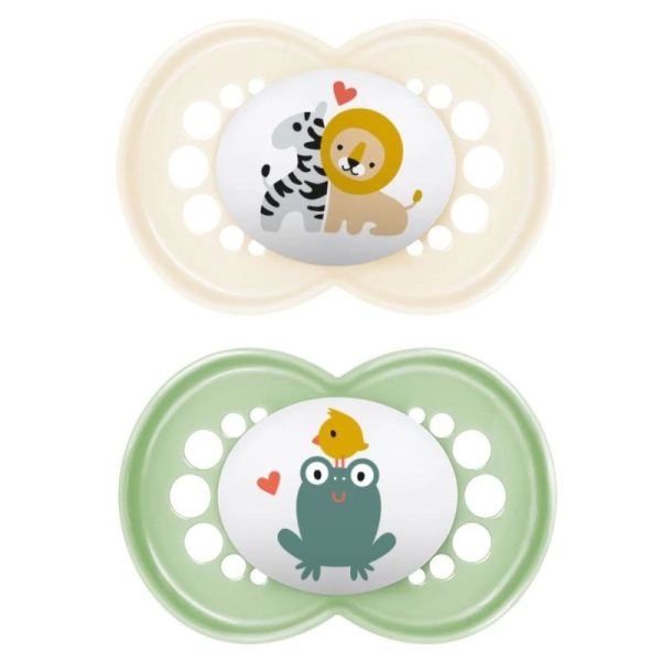 MAM Sucette Original 6+ mois (lot de 2, référence 24)