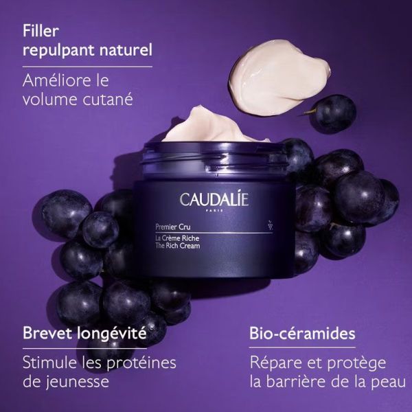 Caudalie Premier Cru La Crème Riche anti-âge (50 ml)