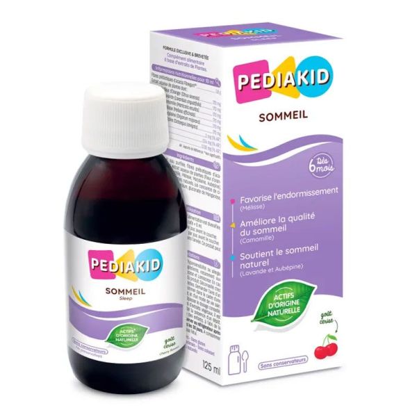Pediakid Sommeil Sirop Cerise 125Ml