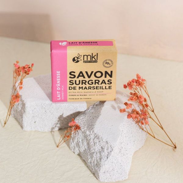 MKL Green Nature Savon de Marseille Surgras - Lait d'Ânesse (100 g)