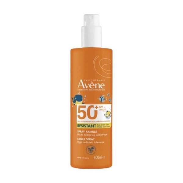 Avène Spray Solaire Enfant & Famille SPF50+ résistant à l'eau et au sable (400 ml)