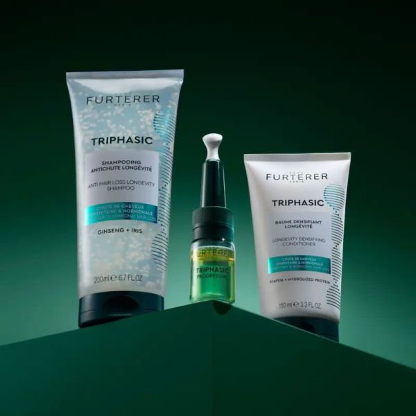 Triphasic Shampooing antichute longévité, renforce les cheveux (500 ml)