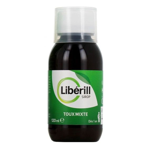 Libérill Sirop Toux Mixte soulage & apaise au miel, plantes & huiles essentielles (120 ml)
