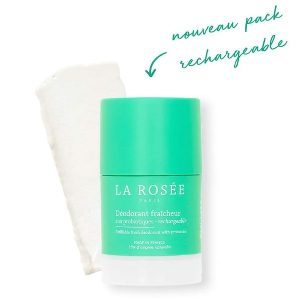 La Rosée Déodorant Fraîcheur aux probiotiques rechargeable (50 ml)