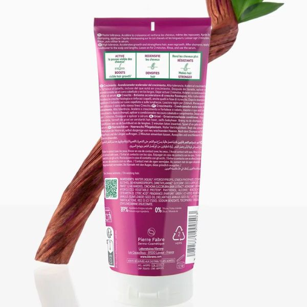 Après-Shampoing accélérateur de pousse à la Quinine (200 ml)