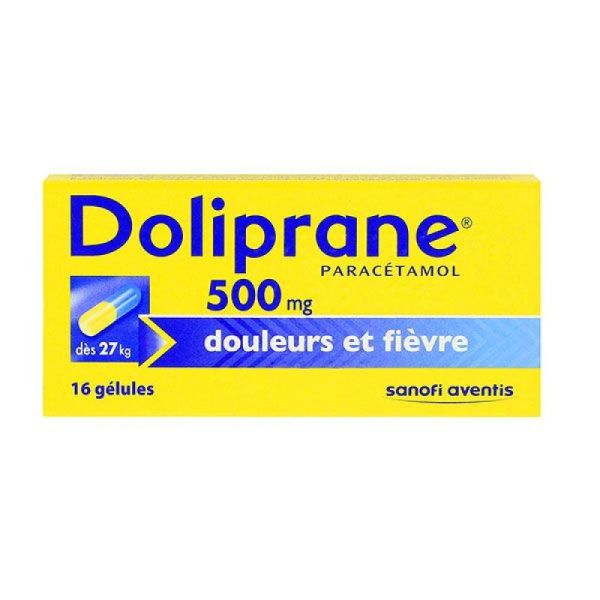 Doliprane 500Mg Gélules x16