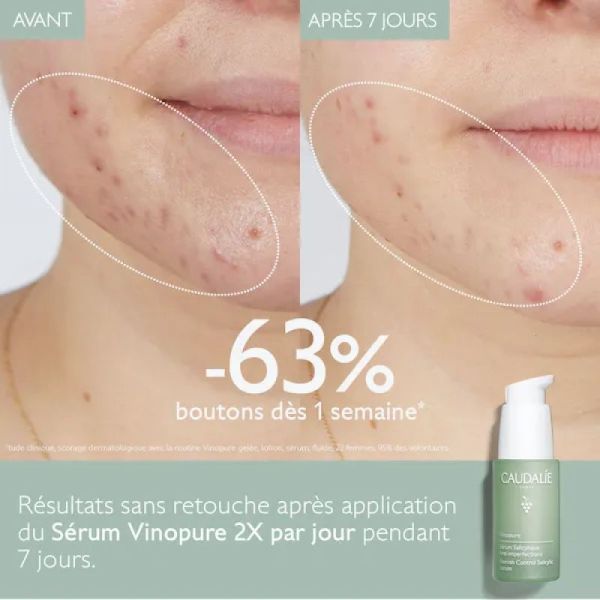 Caudalie Vinopure Sérum Salicylique Anti-imperfections 30ml