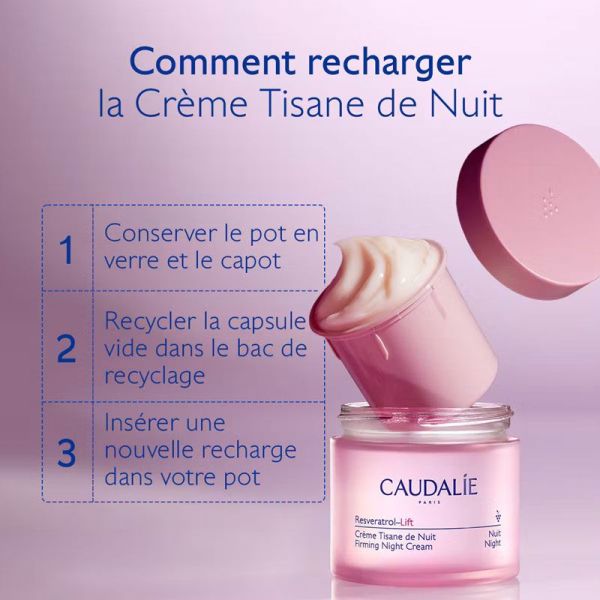 Caudalie Resveratrol-Lift Crème Tisane de Nuit (recharge 50 ml)