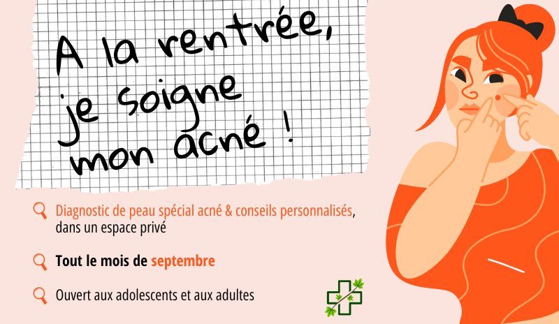 A la rentrée, je soigne mon acné !